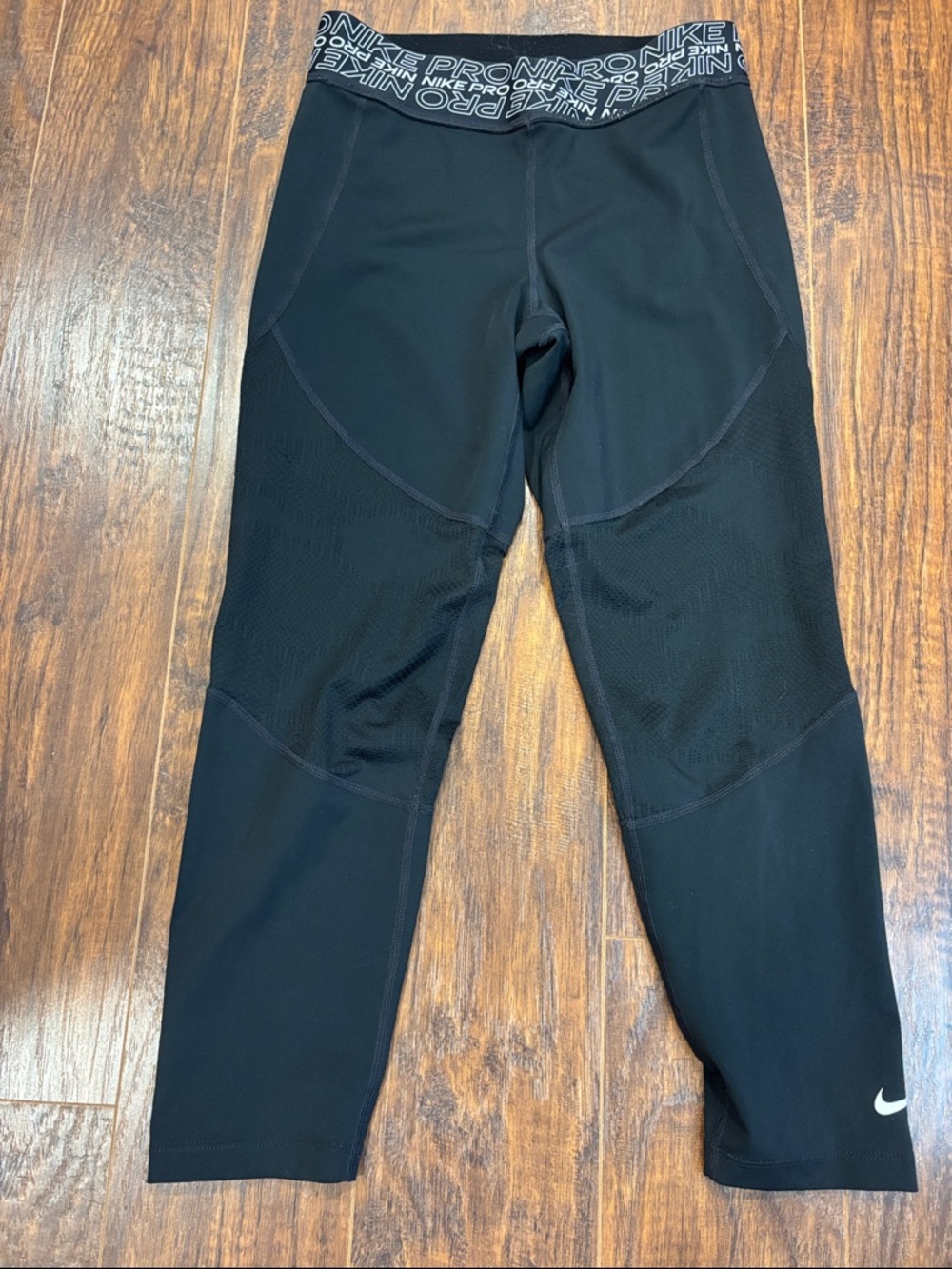 Nike Black Performance Leggings with Branded Waistband